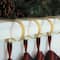 Original MantleClip® Gold Glitter Stocking Holders, 4ct.